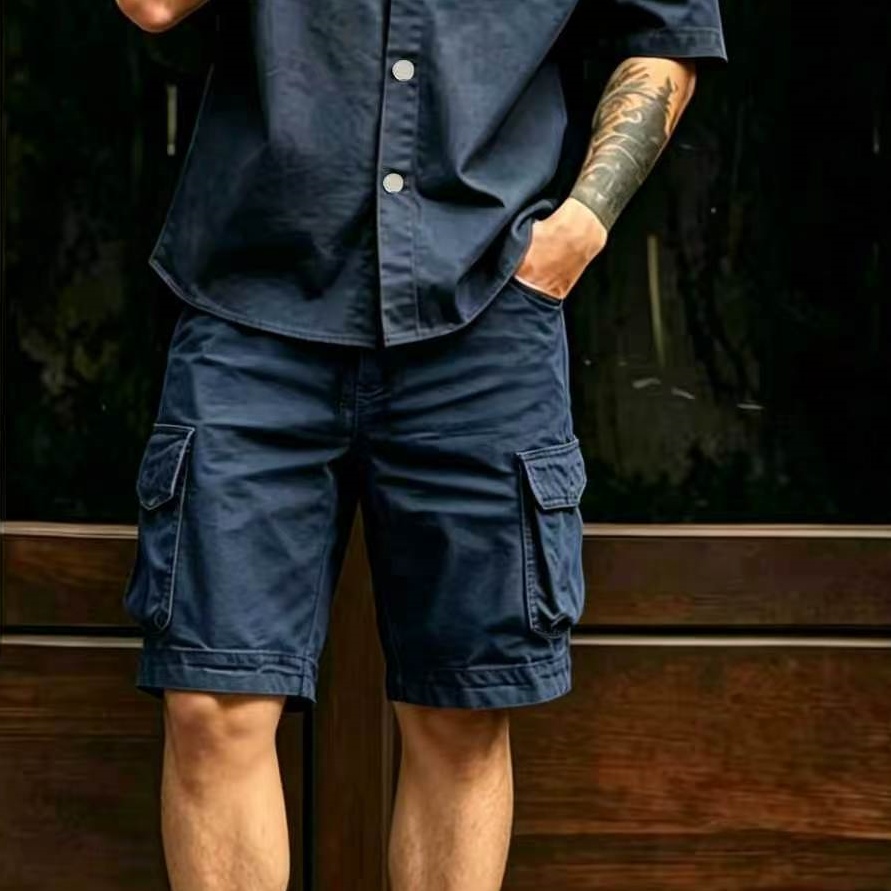 2026 New Cargo Knee Shorts Men - Running Gear Men 评论和价格