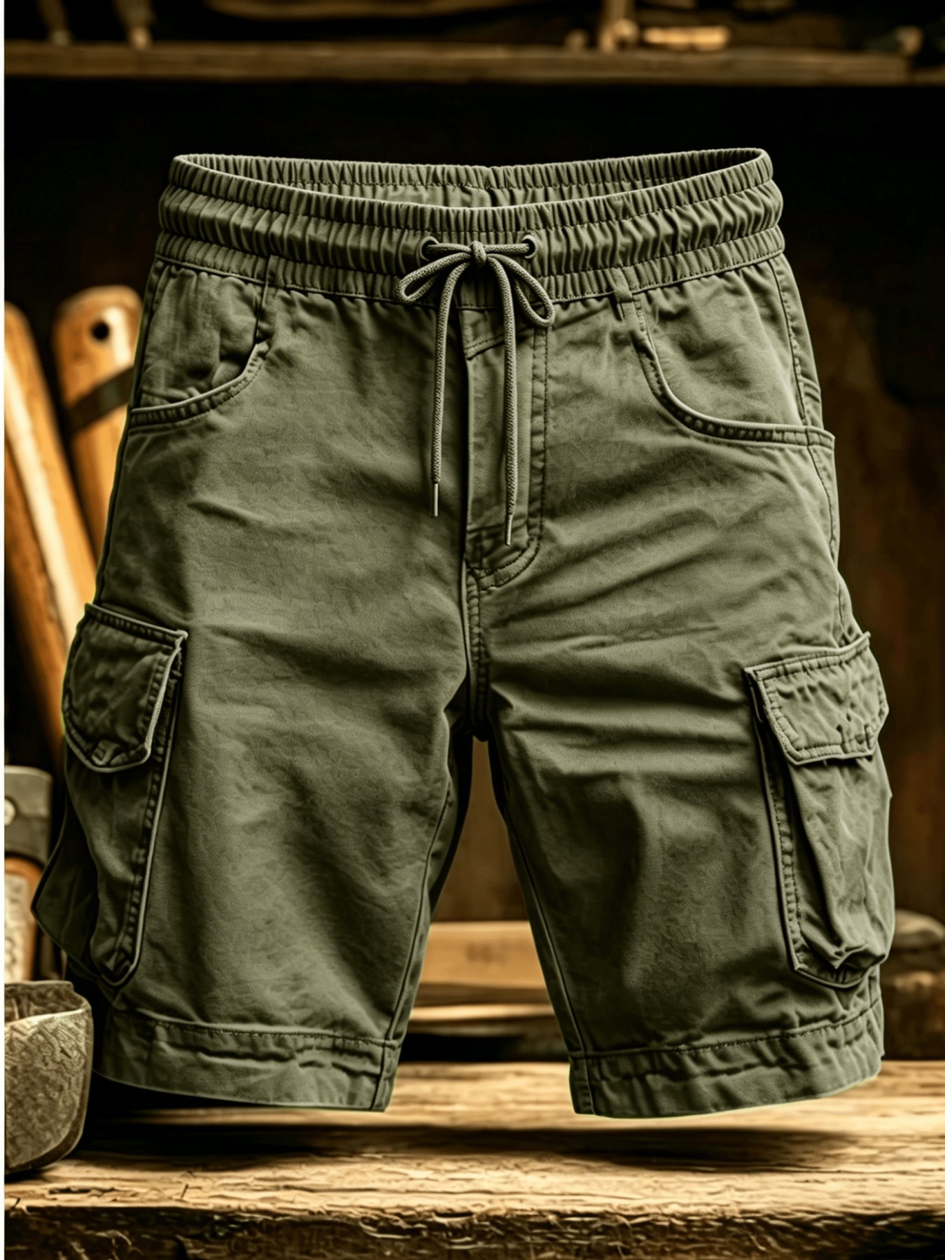 2026 New Cargo Knee Shorts Men - Running Gear Men 评论和价格