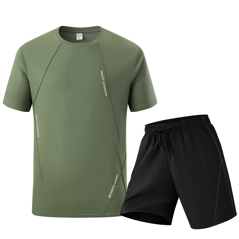 Men's Summer Sports Set Quick  - Running Gear Men 评论和价格