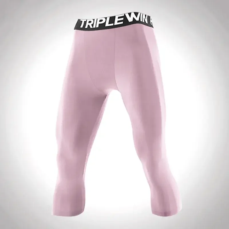 Men GYM Capri Running Tights P - Running Gear Men 评论和价格