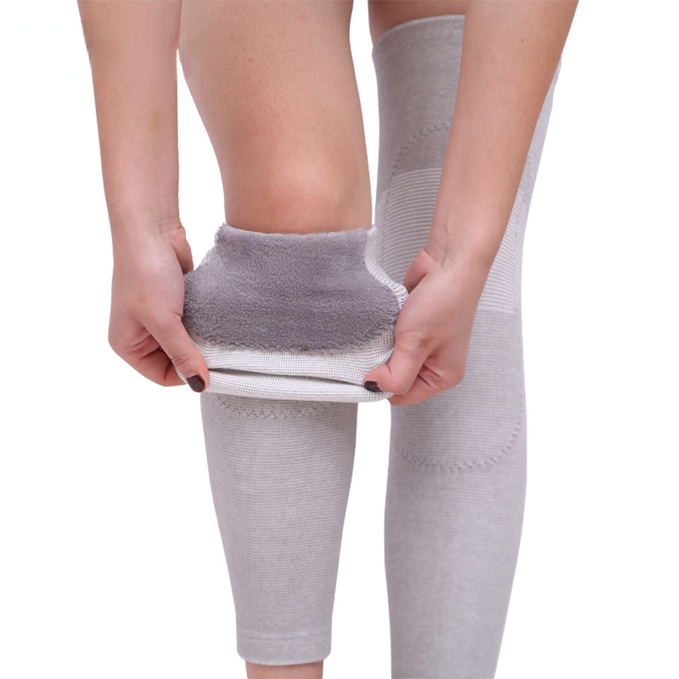 1Pair Long Winter Warm Knee Pa - Running Gear For Knee Pain 评论和价格